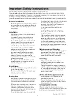 Preview for 2 page of Electrolux U24226 ERC3709 Instruction Booklet