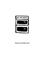 Preview for 1 page of Electrolux U25041 DDO61GA Manual