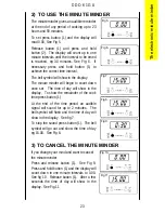 Preview for 23 page of Electrolux U25041 DDO61GA Manual