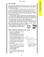 Preview for 27 page of Electrolux U25041 DDO61GA Manual