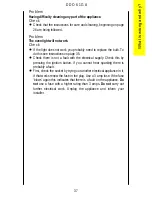 Preview for 37 page of Electrolux U25041 DDO61GA Manual