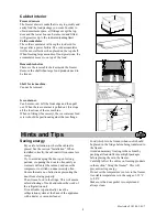 Preview for 8 page of Electrolux U29251 EUFG2900 Instruction Booklet