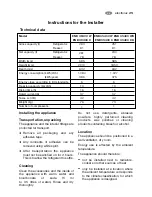 Preview for 25 page of Electrolux U30414 ENB 35400 W User Manual