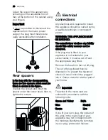 Preview for 20 page of Electrolux U30421 User Manual