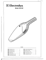 Preview for 1 page of Electrolux UB148 Instructions For Use