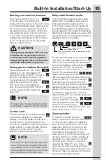 Preview for 15 page of Electrolux UL15IM20RS Use And Care Manual