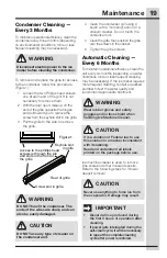 Preview for 19 page of Electrolux UL15IM20RS Use And Care Manual