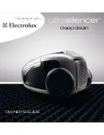 Preview for 1 page of Electrolux Ultrasilencer deepclean Owner'S Manual