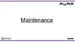 Preview for 13 page of Electrolux UNIC AURA Programming Maintenance Troubleshooting