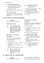 Preview for 14 page of Electrolux VKK8E00X User Manual