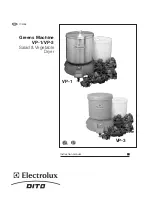 Preview for 1 page of Electrolux VP-1 Instruction Manual