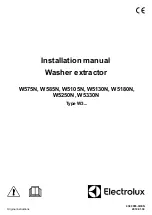 Electrolux W3 SERIES Installation Manual предпросмотр