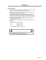 Предварительный просмотр 15 страницы Electrolux W3105H Installation Manual