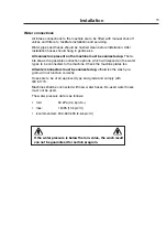 Preview for 19 page of Electrolux W4105N Installation Manual