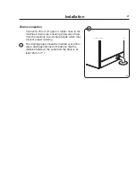 Preview for 21 page of Electrolux W4105N Installation Manual