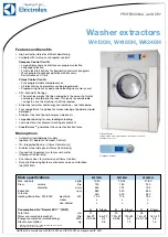 Preview for 1 page of Electrolux W4130H Specifications