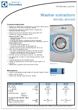 Electrolux W4130S Specification preview