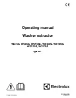 Предварительный просмотр 1 страницы Electrolux W5105S Operating Manual