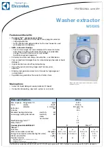 Electrolux W5130S Specifications preview