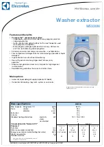 Electrolux W5330N Specification preview