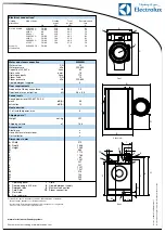 Предварительный просмотр 2 страницы Electrolux W5330N Specification