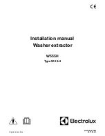 Electrolux W555H Installation Manual preview