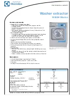 Electrolux W555H Specifications предпросмотр