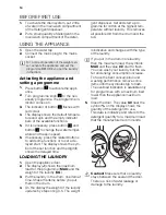 Предварительный просмотр 14 страницы Electrolux WA 1668 User Manual