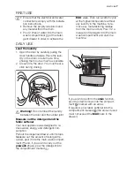 Предварительный просмотр 7 страницы Electrolux WA GL6 E 101 User Manual