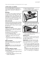 Предварительный просмотр 17 страницы Electrolux WA GL6 E 101 User Manual