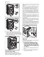 Предварительный просмотр 22 страницы Electrolux WA GL6 S 101 User Manual