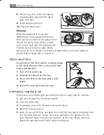 Предварительный просмотр 34 страницы Electrolux WA GLE S7000 User Manual