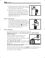 Предварительный просмотр 44 страницы Electrolux WA GLE S7000 User Manual