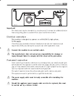 Предварительный просмотр 45 страницы Electrolux WA GLE S7000 User Manual