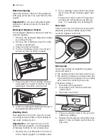 Предварительный просмотр 46 страницы Electrolux WA SL1 E 102 User Manual