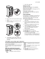 Предварительный просмотр 15 страницы Electrolux WAGL 2 T 200 User Manual