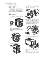 Предварительный просмотр 25 страницы Electrolux WAGL3E200 User Manual