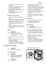 Предварительный просмотр 5 страницы Electrolux WAGL6E300 User Manual