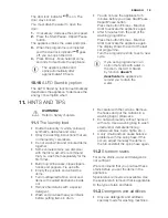 Предварительный просмотр 19 страницы Electrolux WAGL6S200 User Manual