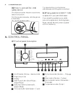 Предварительный просмотр 6 страницы Electrolux WAL4E201 User Manual