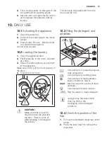 Предварительный просмотр 15 страницы Electrolux WAL4E201 User Manual