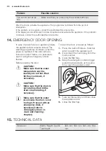 Предварительный просмотр 26 страницы Electrolux WAL4E201 User Manual