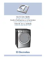 Preview for 1 page of Electrolux Washer Use And Care Manual