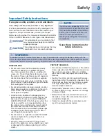 Preview for 3 page of Electrolux Washer Use And Care Manual