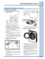 Preview for 7 page of Electrolux Washer Use And Care Manual