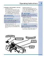 Preview for 9 page of Electrolux Washer Use And Care Manual