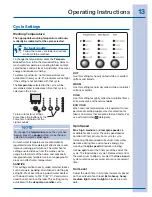 Preview for 13 page of Electrolux Washer Use And Care Manual