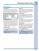 Preview for 15 page of Electrolux Washer Use And Care Manual