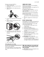 Предварительный просмотр 21 страницы Electrolux WASL3E 200 User Manual