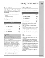 Preview for 33 page of Electrolux Wave-Touch EW3LGF65GBA Use & Care Manual